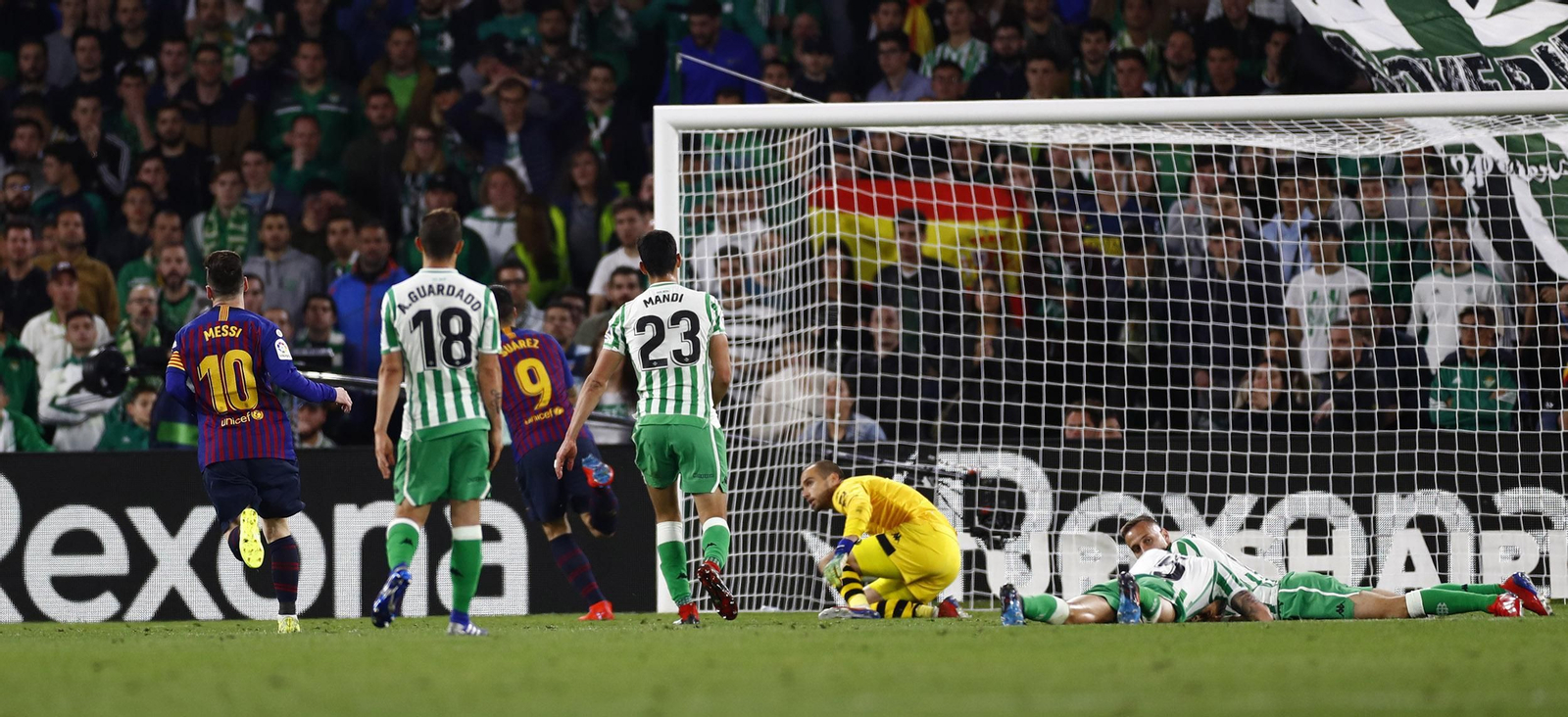 El Betis-Barcelona, en imágenes
