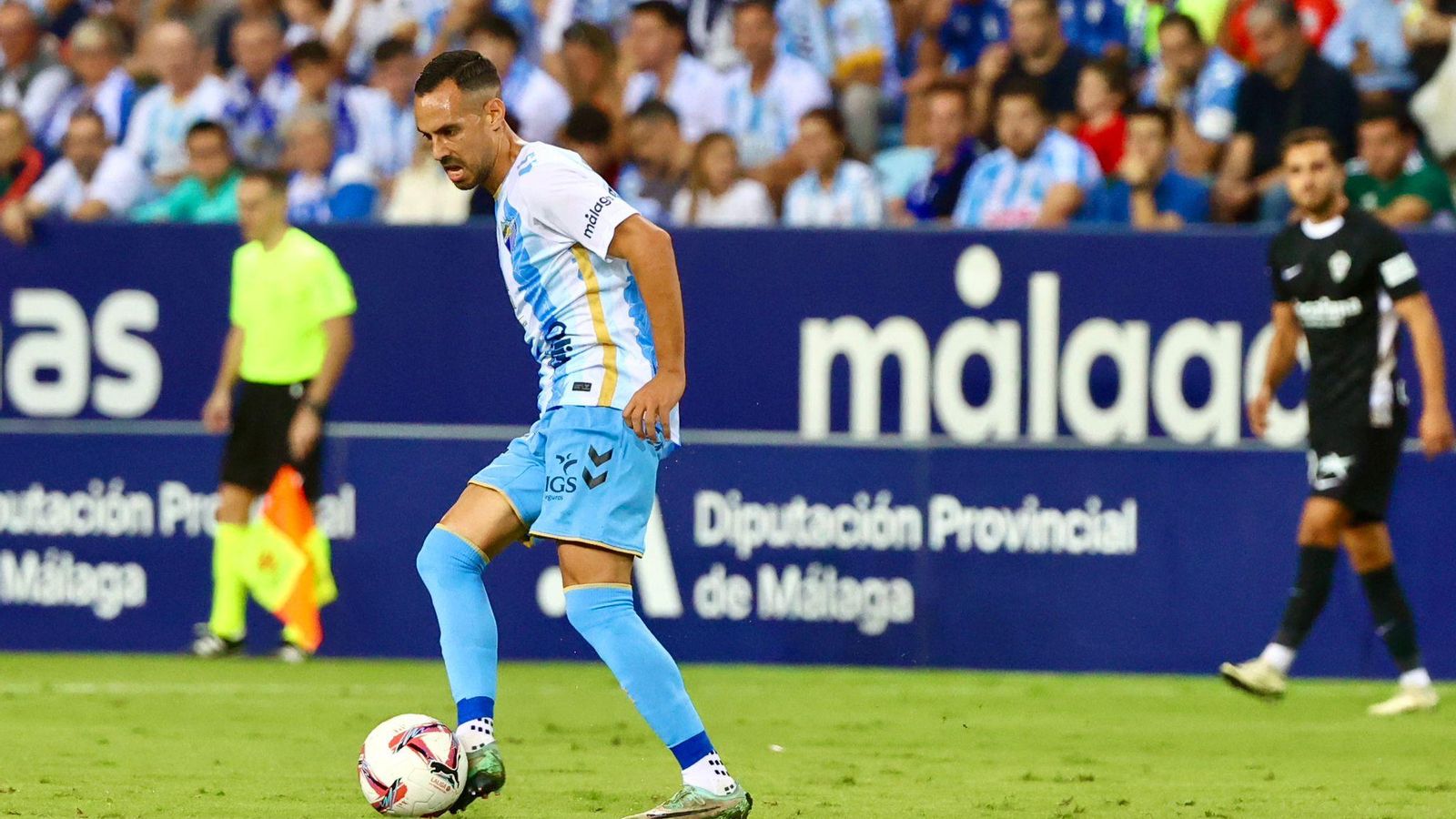El Málaga CF - Elche, en fotos