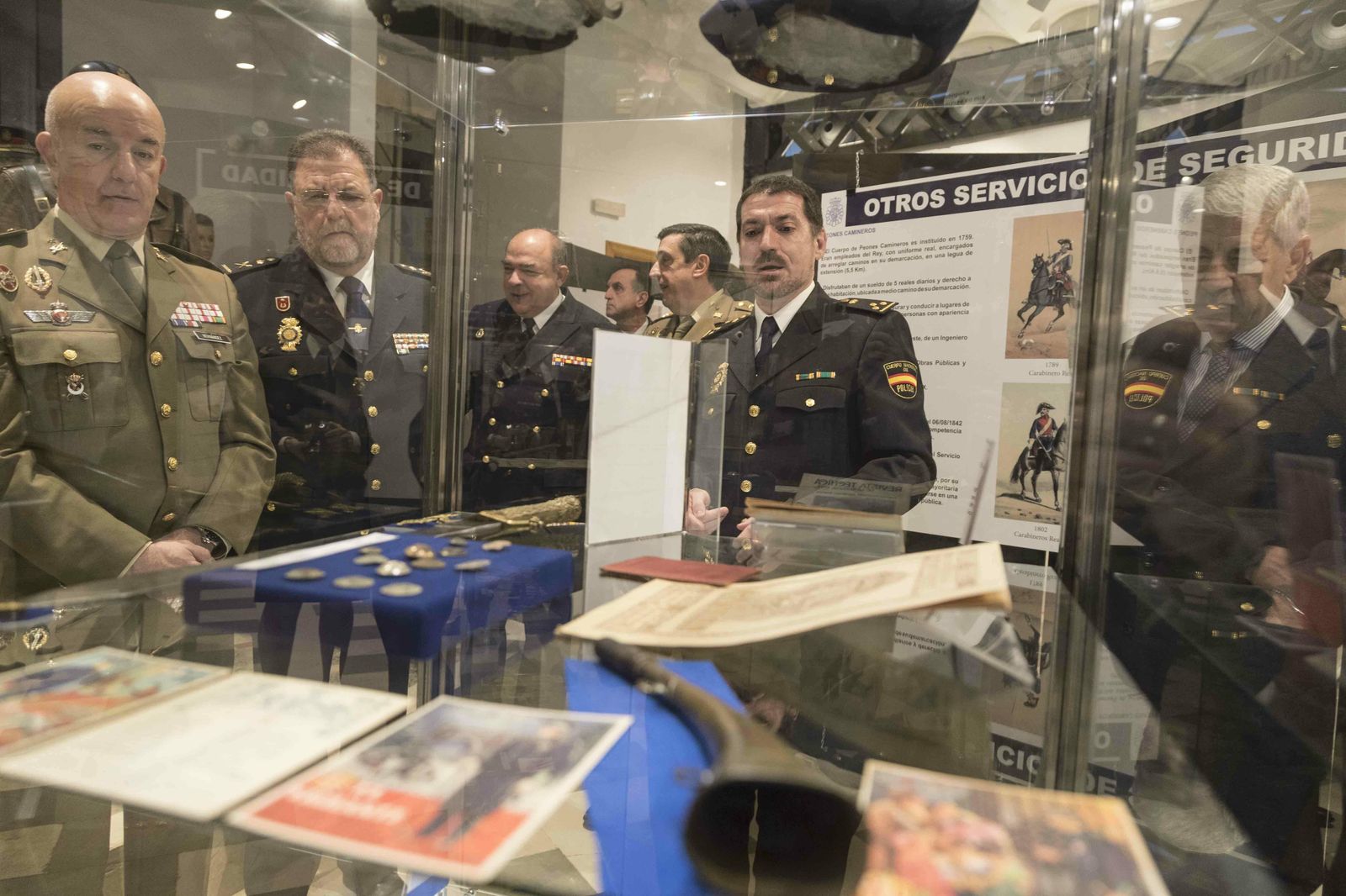 La exposición sobre la historia de la Policía Nacional