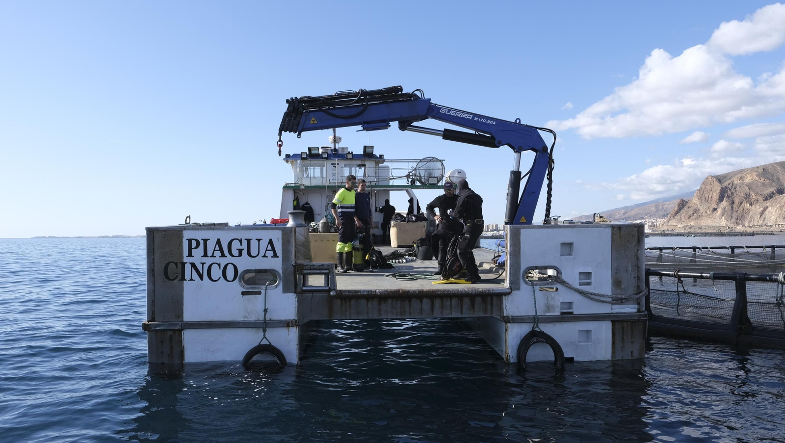 La piscifactoría de El Cañarete, en imágenes