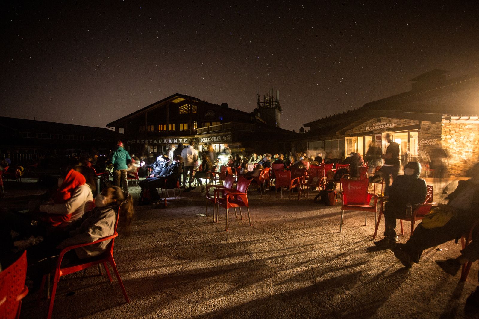 Las imágenes de la observación de las perseidas en Sierra Nevada