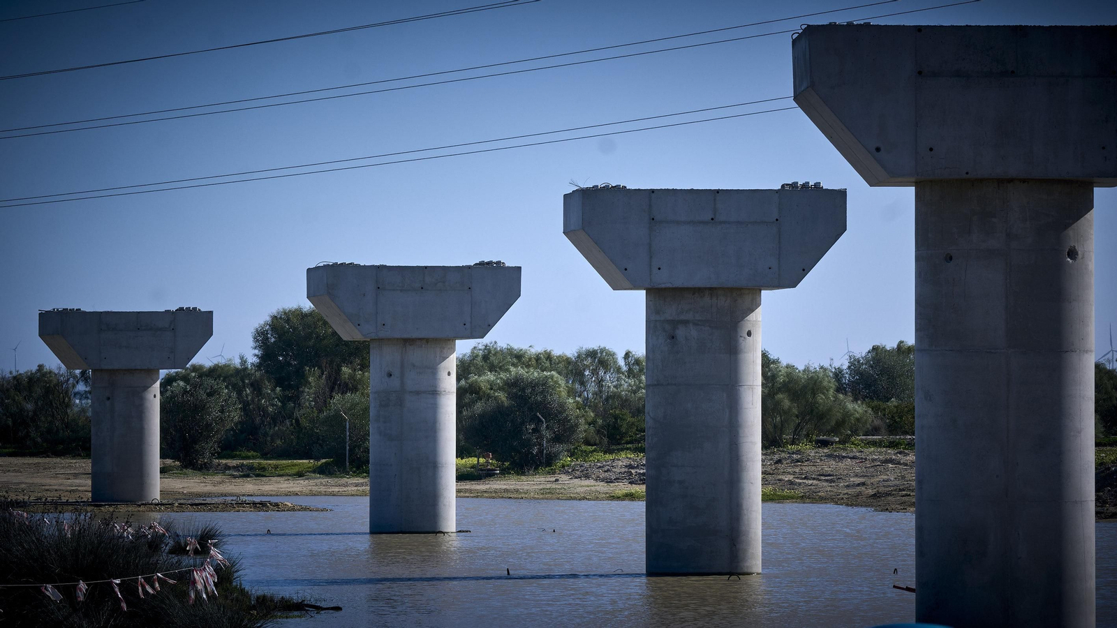 Imágenes del estado actual de la obra del trazado ferroviario de La Cabezuela