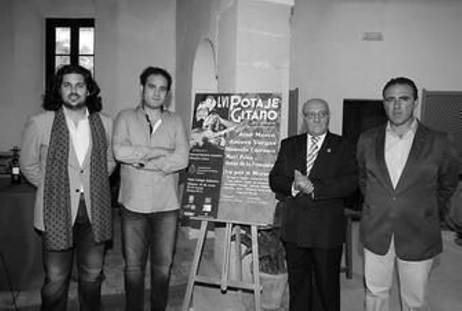Presentación del cartel del Potaje, ayer, en González Byass. Presentación del cartel del Potaje, ayer, en González Byass.