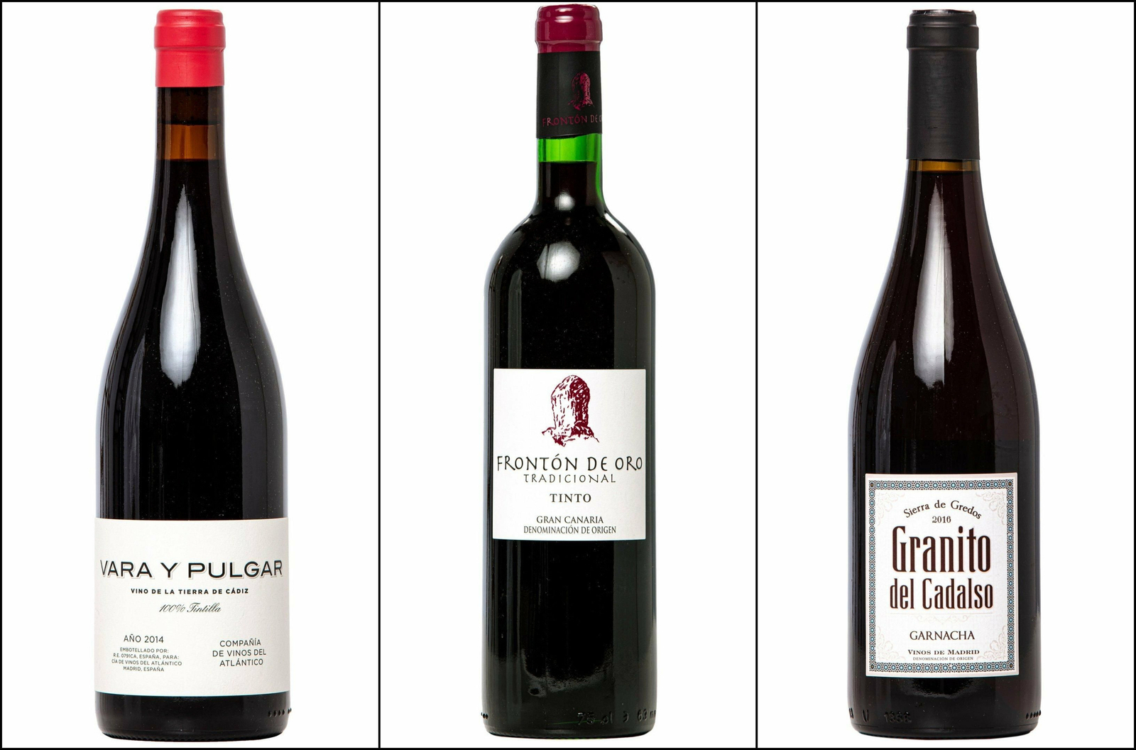 Los tres vinos españoles