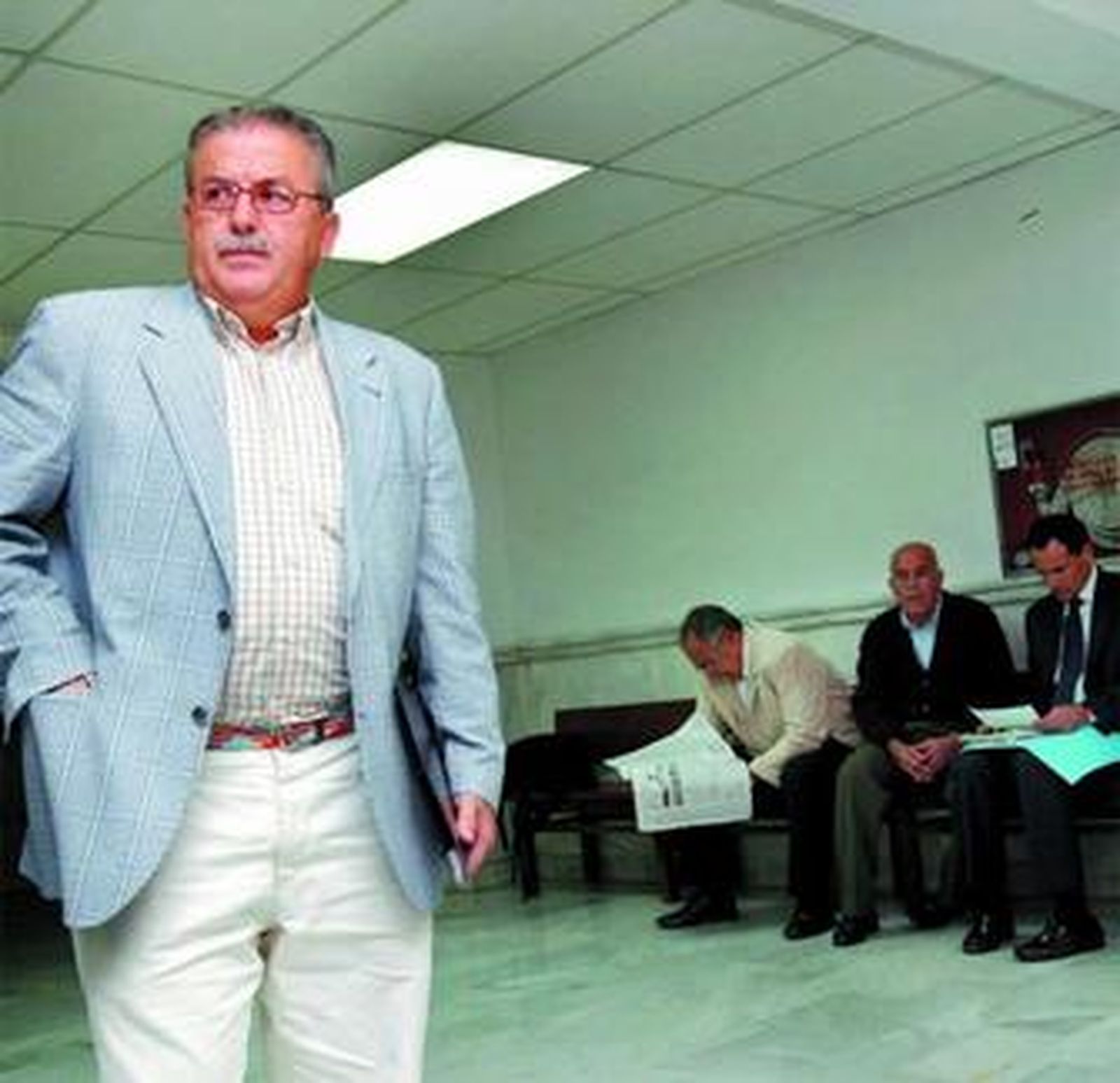 El ex alcalde de Gaucín Francisco Corbacho, durante el juicio.