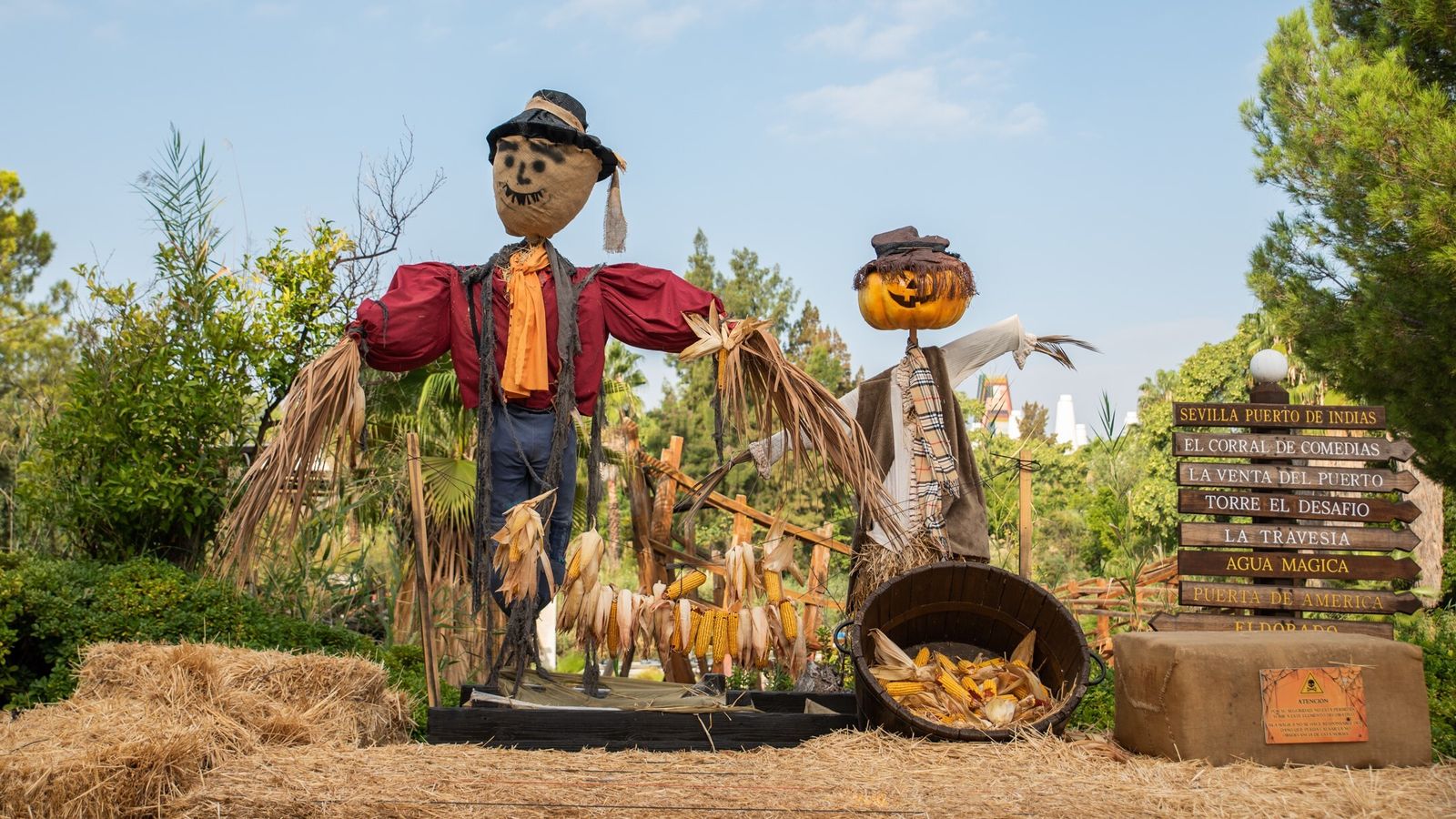 Decoración de Isla Mágica.