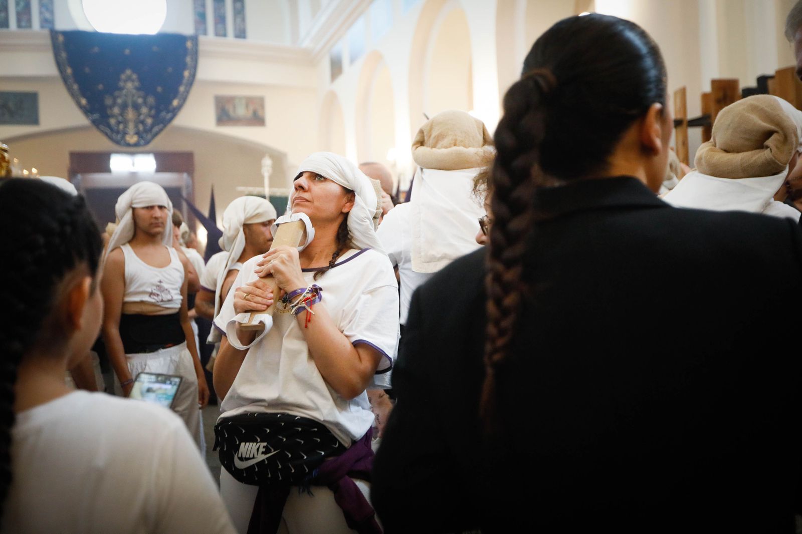 La procesión del Encuentro, en imágenes