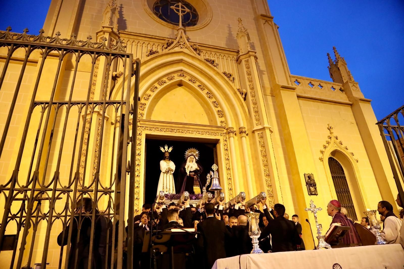 Las fotos del traslado del Cautivo el Sábado de Pasión en Málaga