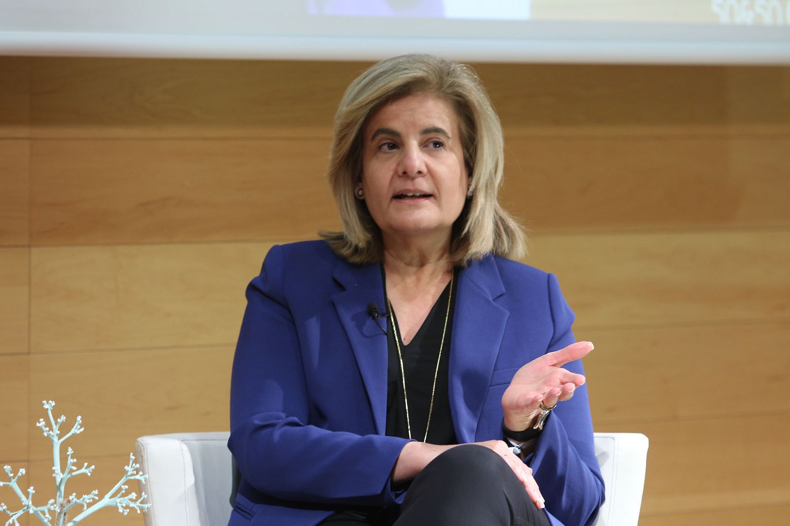 La exministra Fátima Báñez, en un acto institucional.