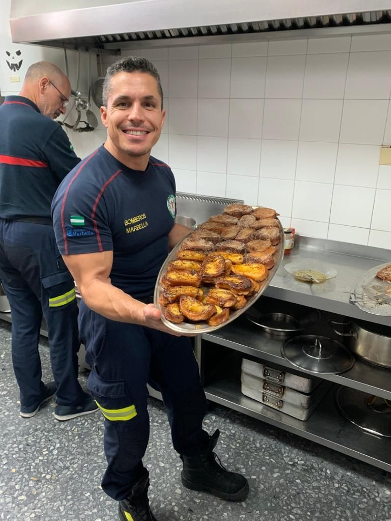 El bombero marbellí José Pérez.
