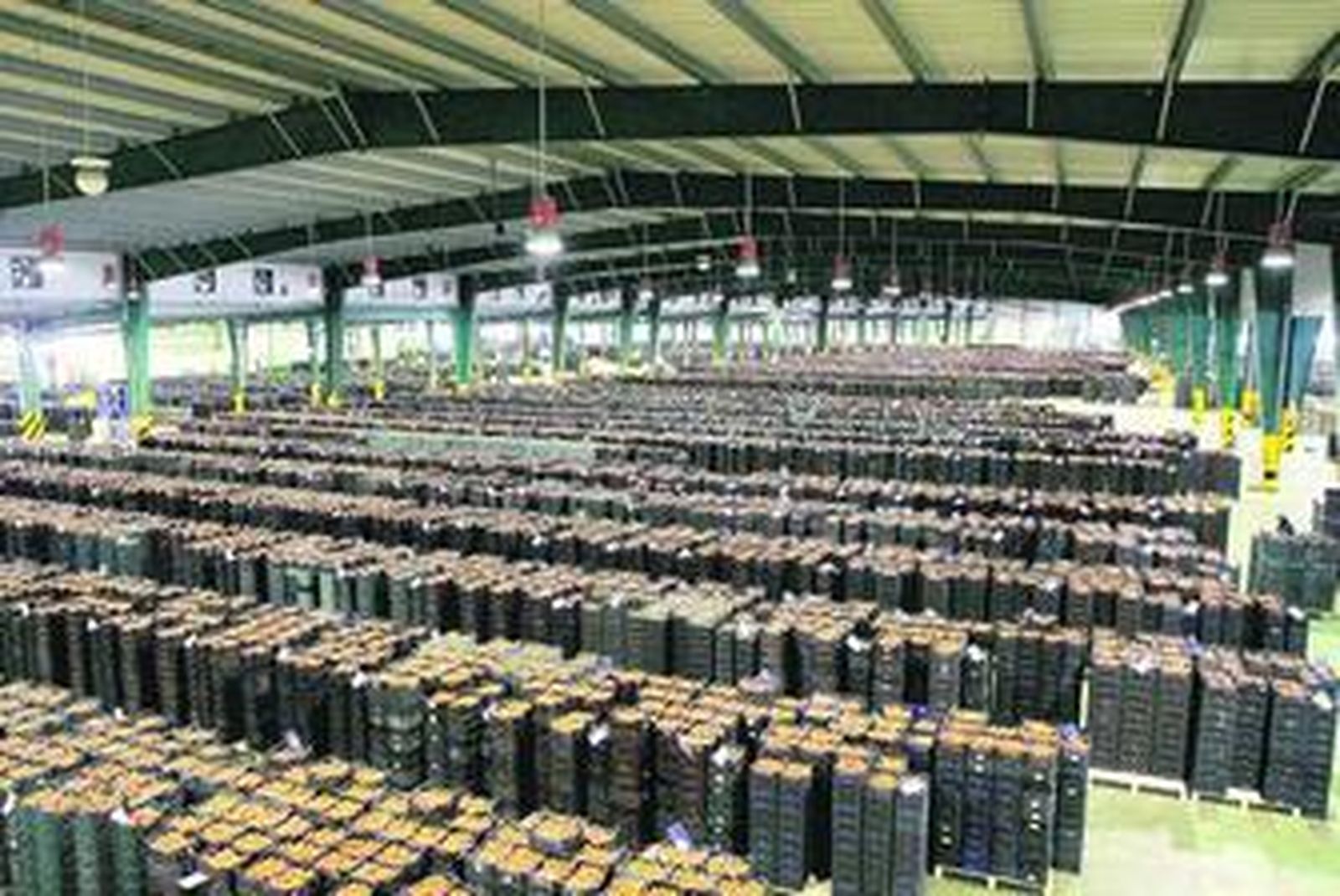 Actual nave de subasta de la cooperativa hortofrutícola CASI.