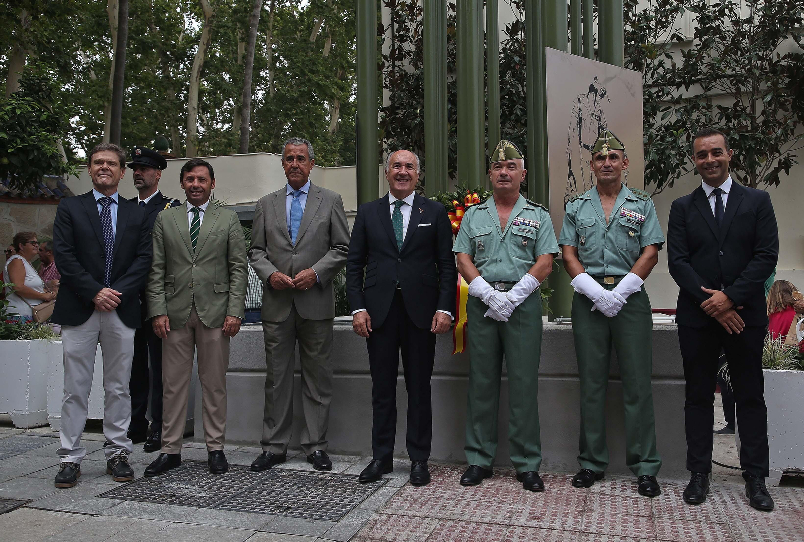 Fotos de la inauguración del monumento a la Legión en Algeciras