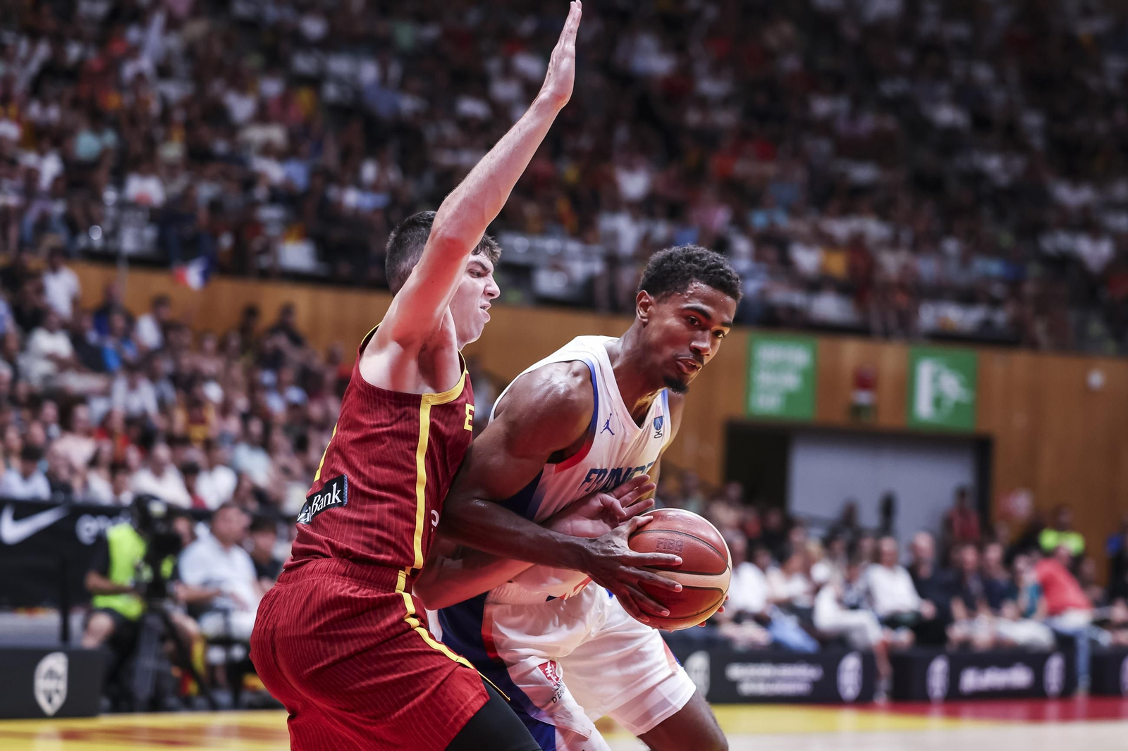 Las fotos del España - Francia de baloncesto