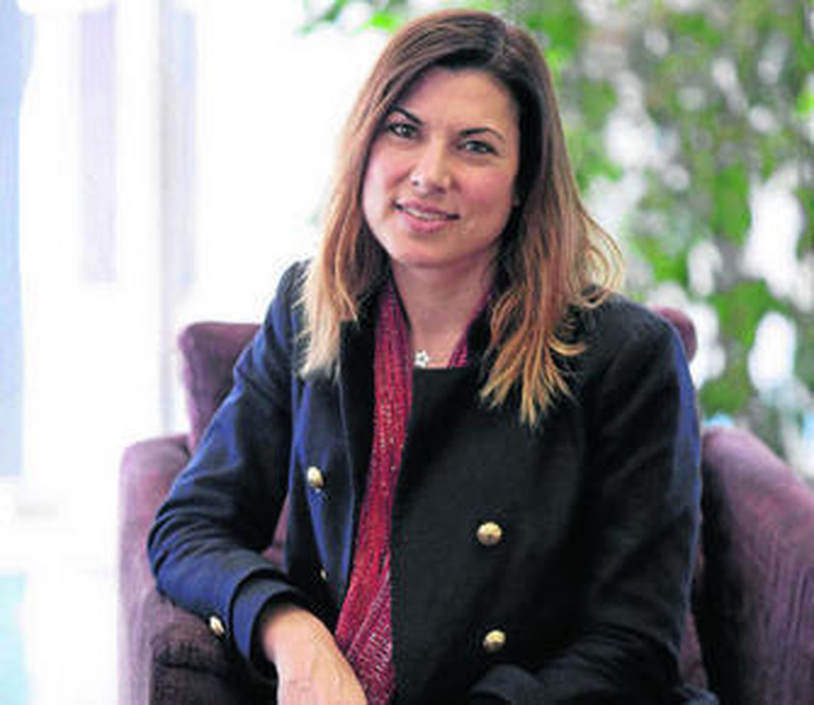 Isabel Llano 'Isasaweis' posa antes de la entrevista.