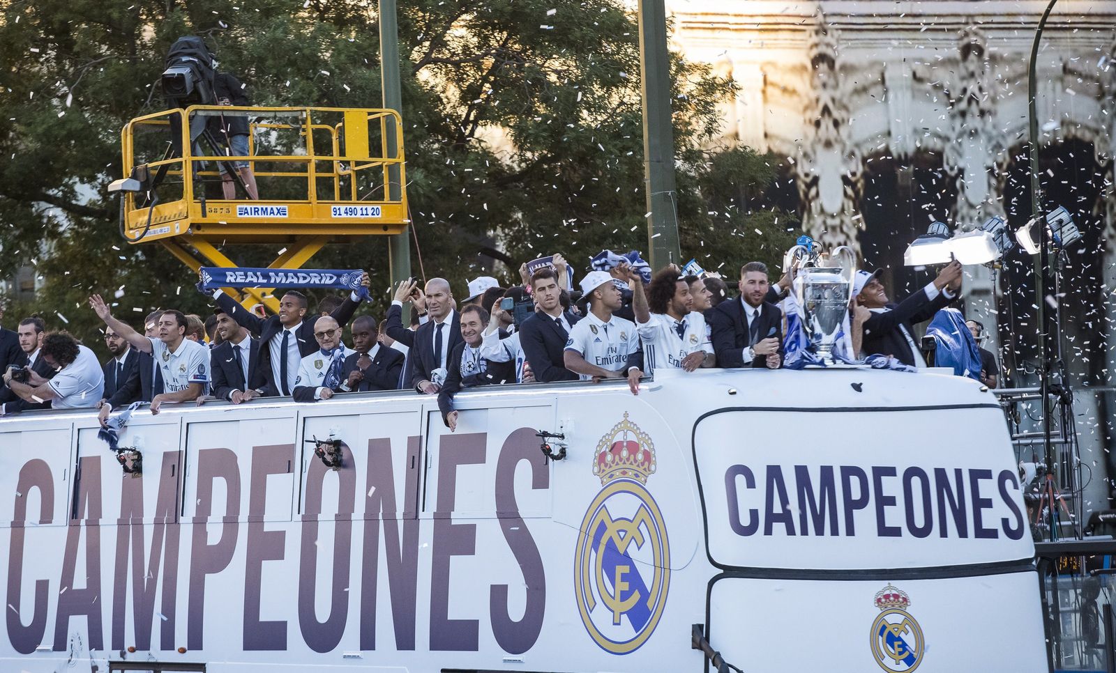 Las imágenes de la celebración del Real Madrid