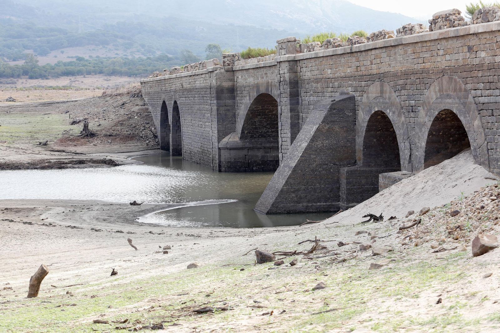 Fotos del estado del pantano de Charco Redondo en Los Barrios