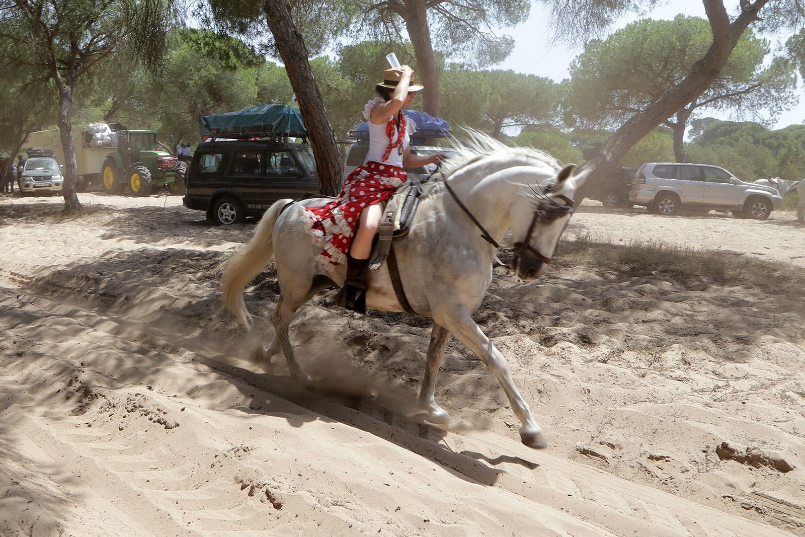 Las imágenes de la segunda jornada de camino de la Hermandad de Jerez