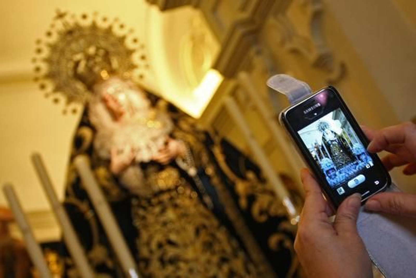 Nuestro Padre Jesús de las Penas y María Santísima de La Estrella, de la Hermandad de La Estrella.

Foto: Belen Vargas