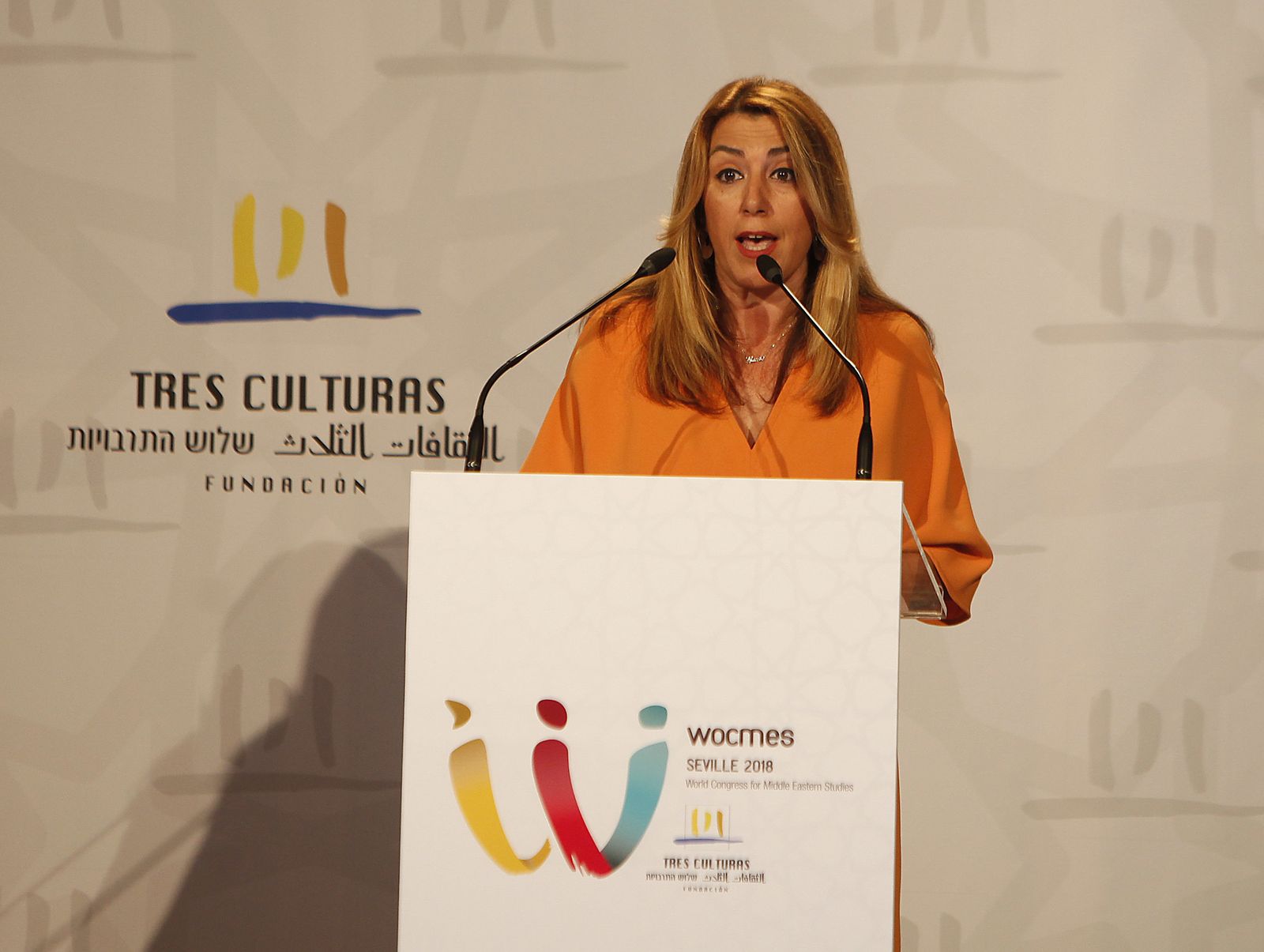 Susana Díaz interviene en el acto inaugural del Wocmes.