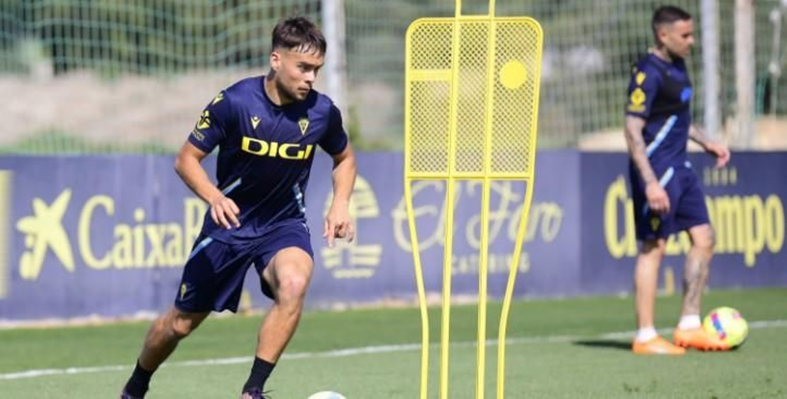 Genar Fornés, en su etapa en el Cádiz CF