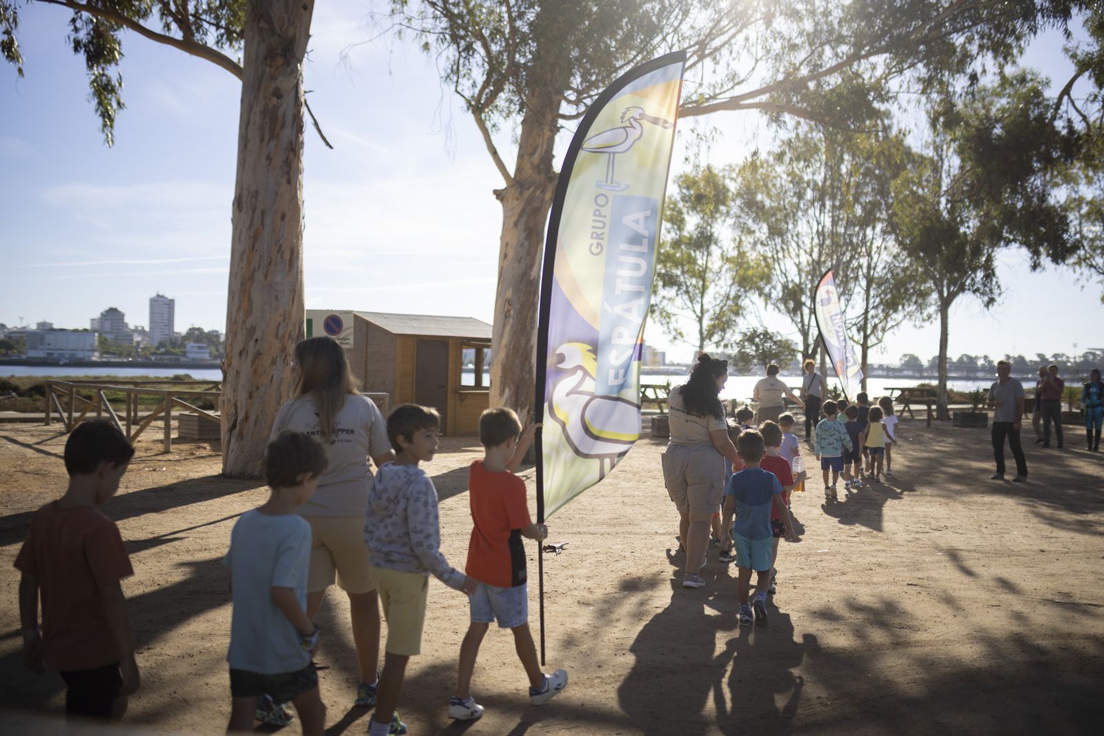 Imágenes de la clausura de la Escuela de Exploradores en Marismas del Odiel