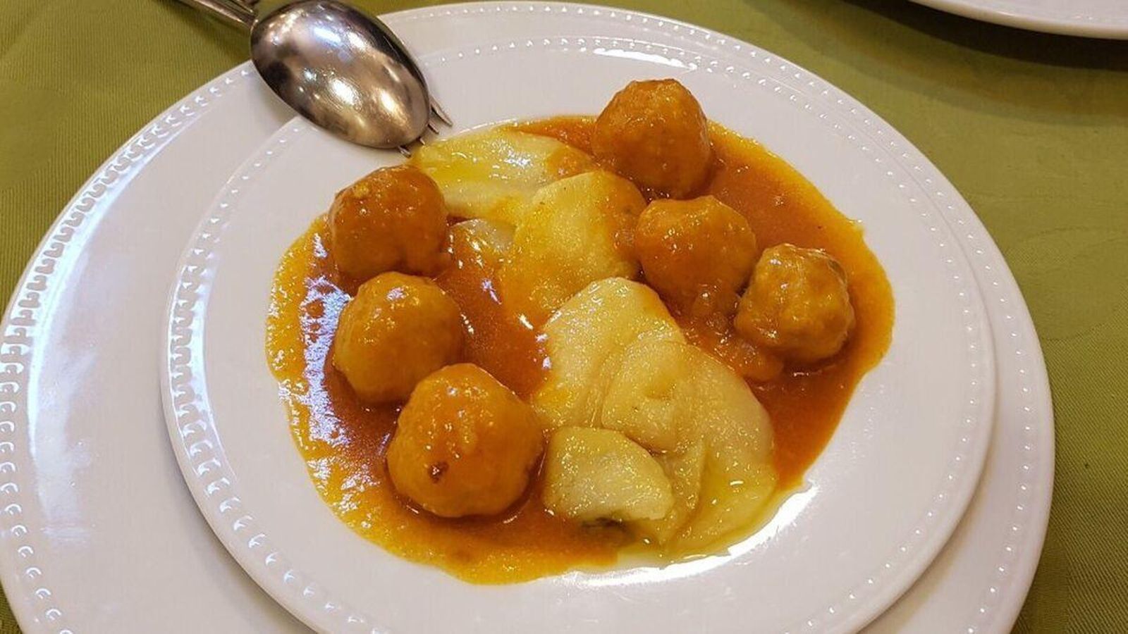 Albóndigas de choco del Restaurante Azabache