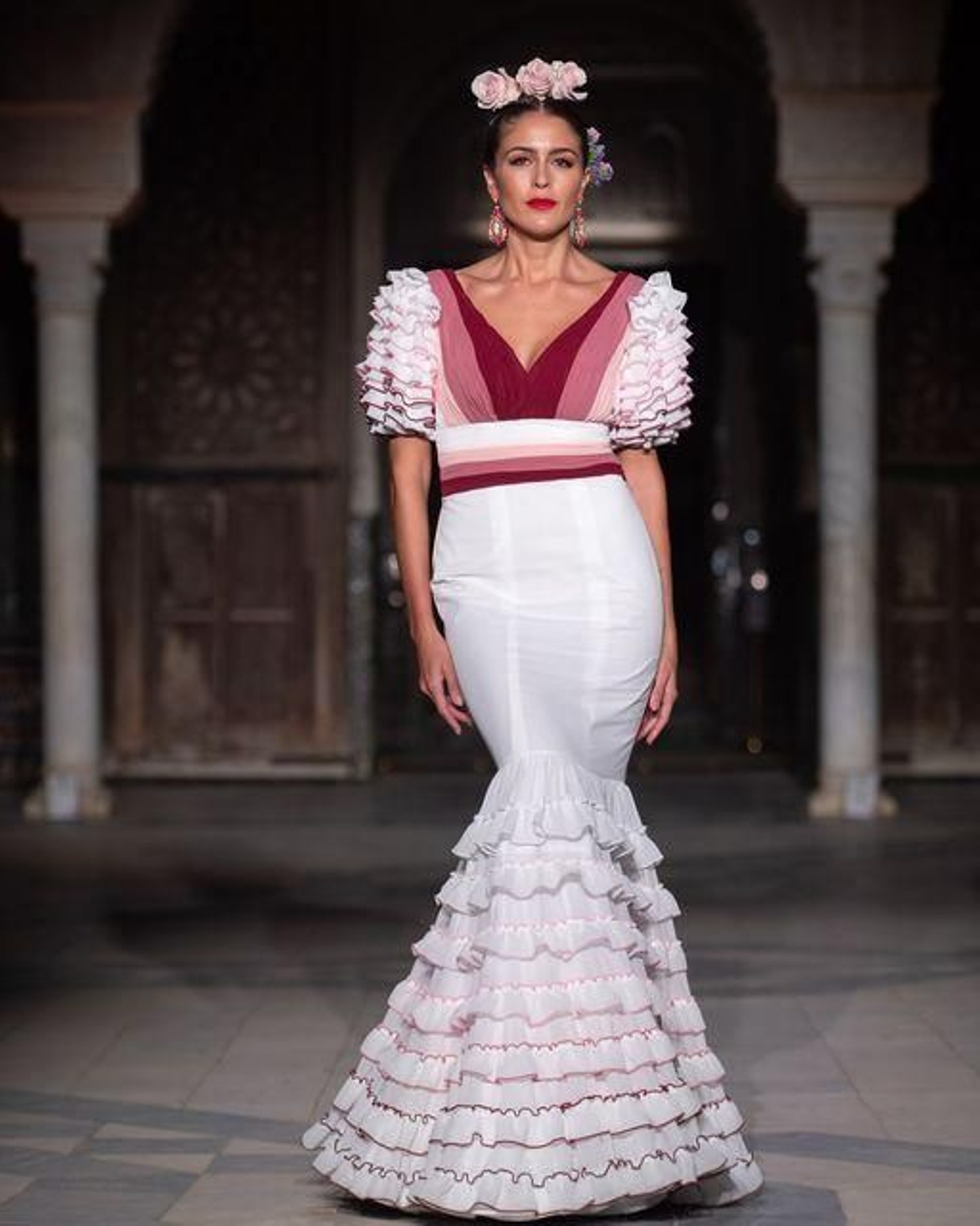 Diseño de Carmen Acedo visto en la presentación de We Love Flamenco 2023.