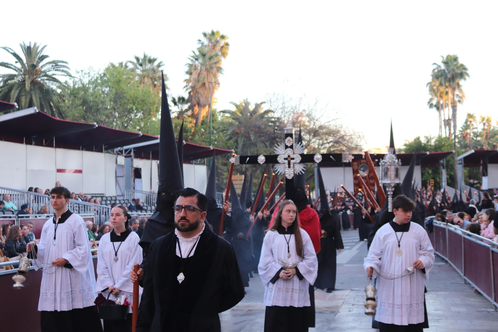 Monte Calvario en el Viernes Santo en Málaga, en imágenes