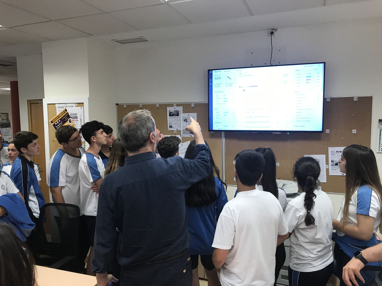 Visita del colegio Divino Salvador de Vejer