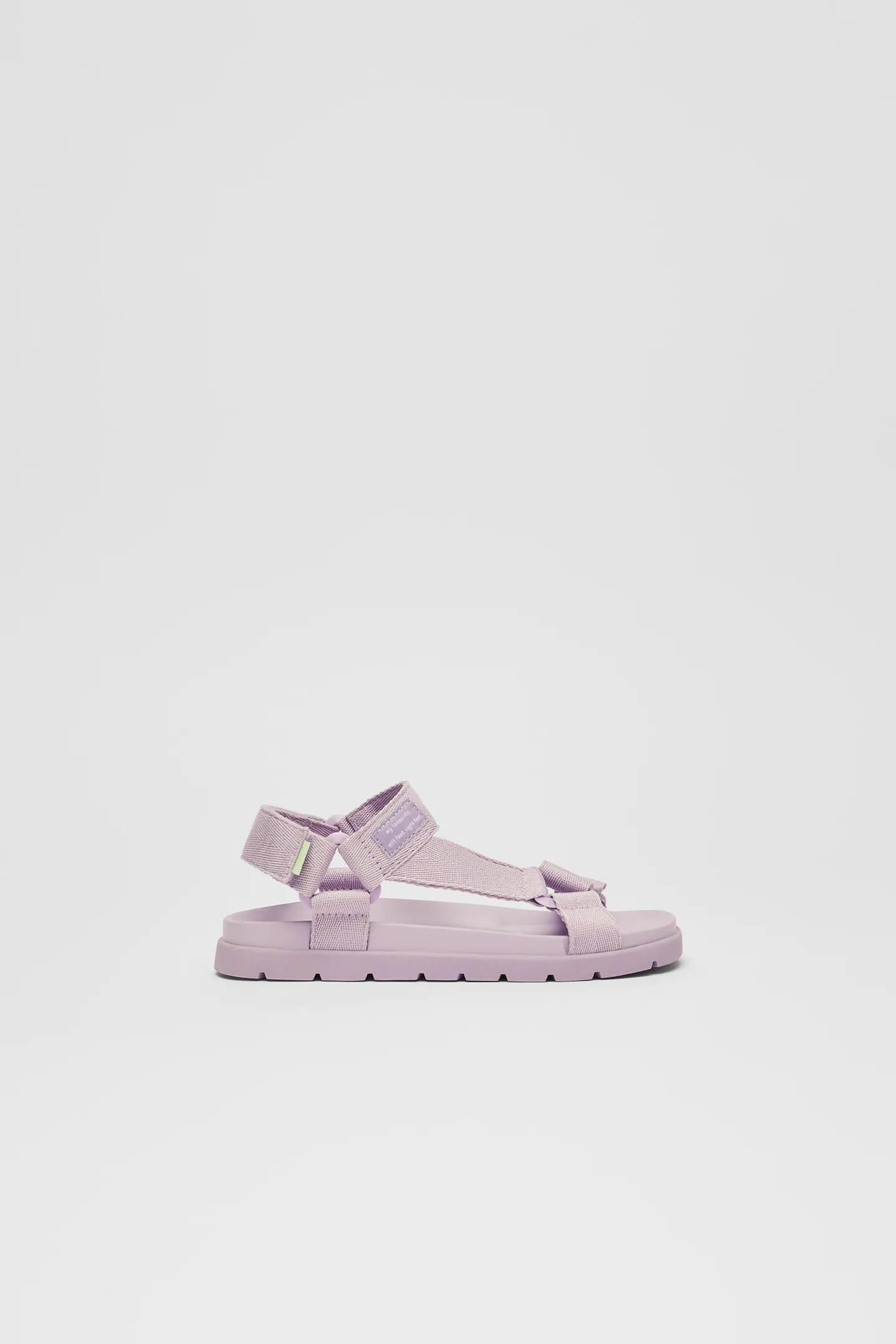 Sandalia track en color malva de Zara Kids.