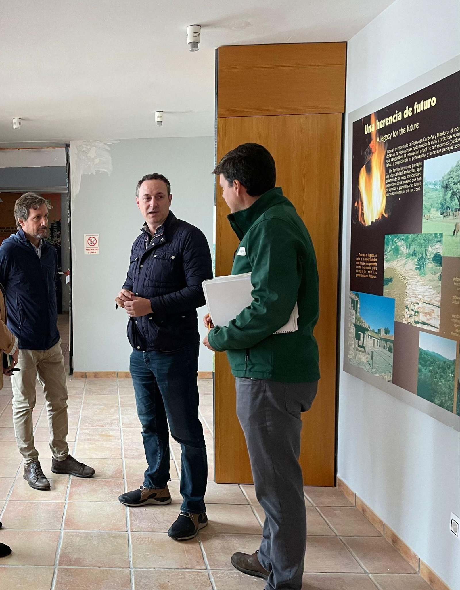 Visita a las instalaciones del Parque Natural de la Sierra de Cardeña y Montoro.