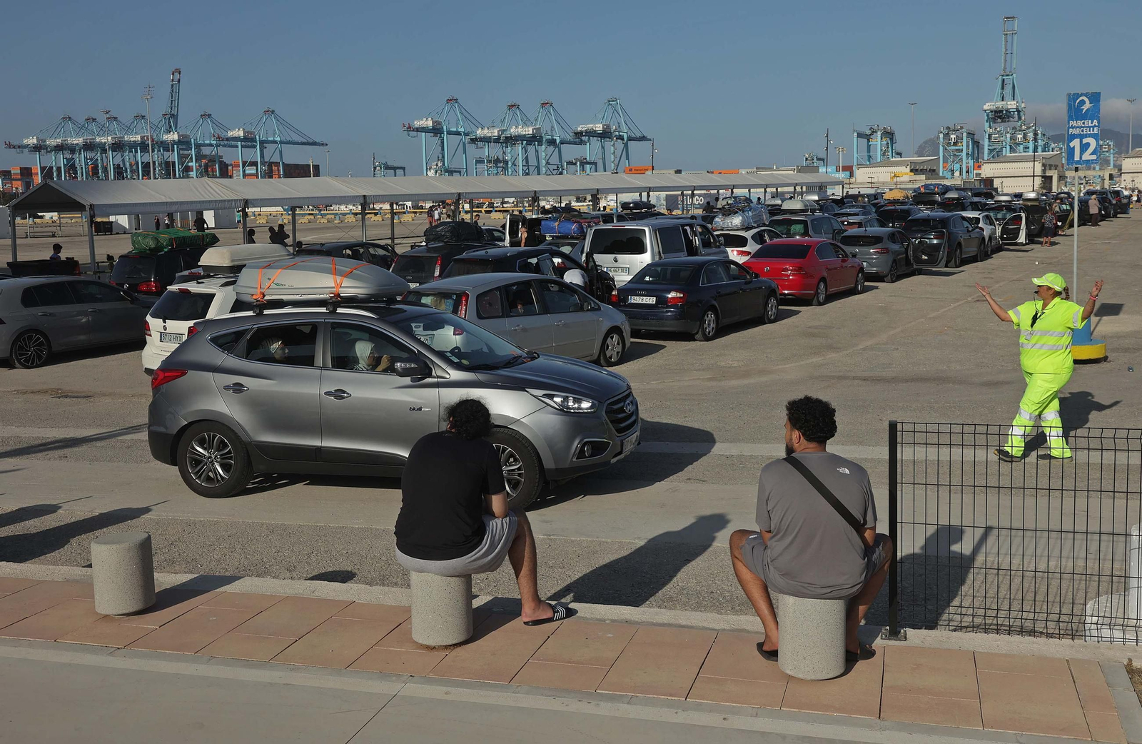 Fotos del primer sábado de agosto en la Operación Paso del Estrecho en Algeciras