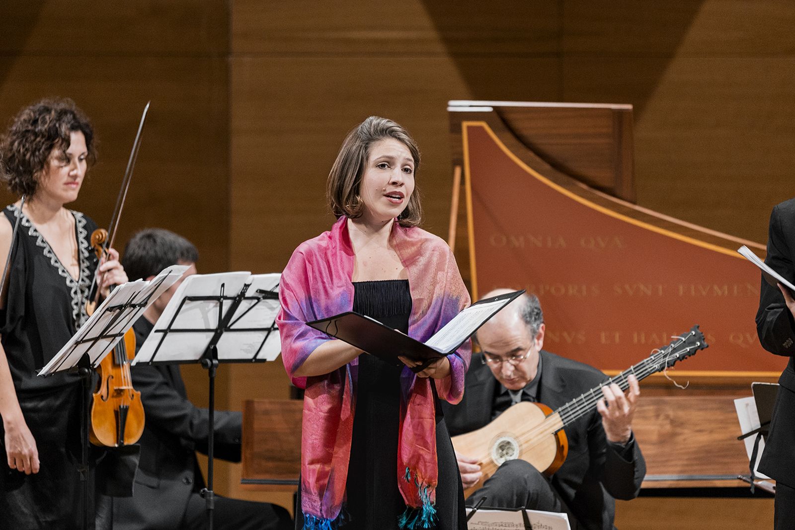 La soprano Perrine Devillers en un momento del recital