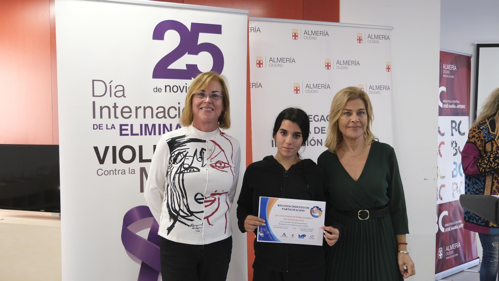 Búscate en la entrega de premios de fotografía escolar contra la violencia machista