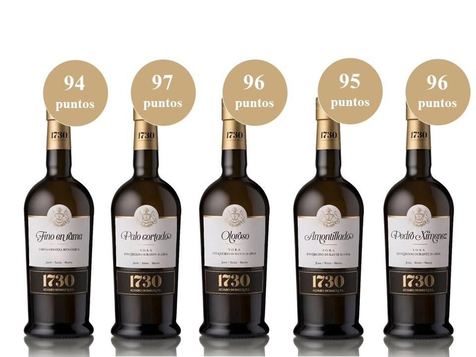 Colección 1730 Vors de Bodegas Álvaro Domecq.