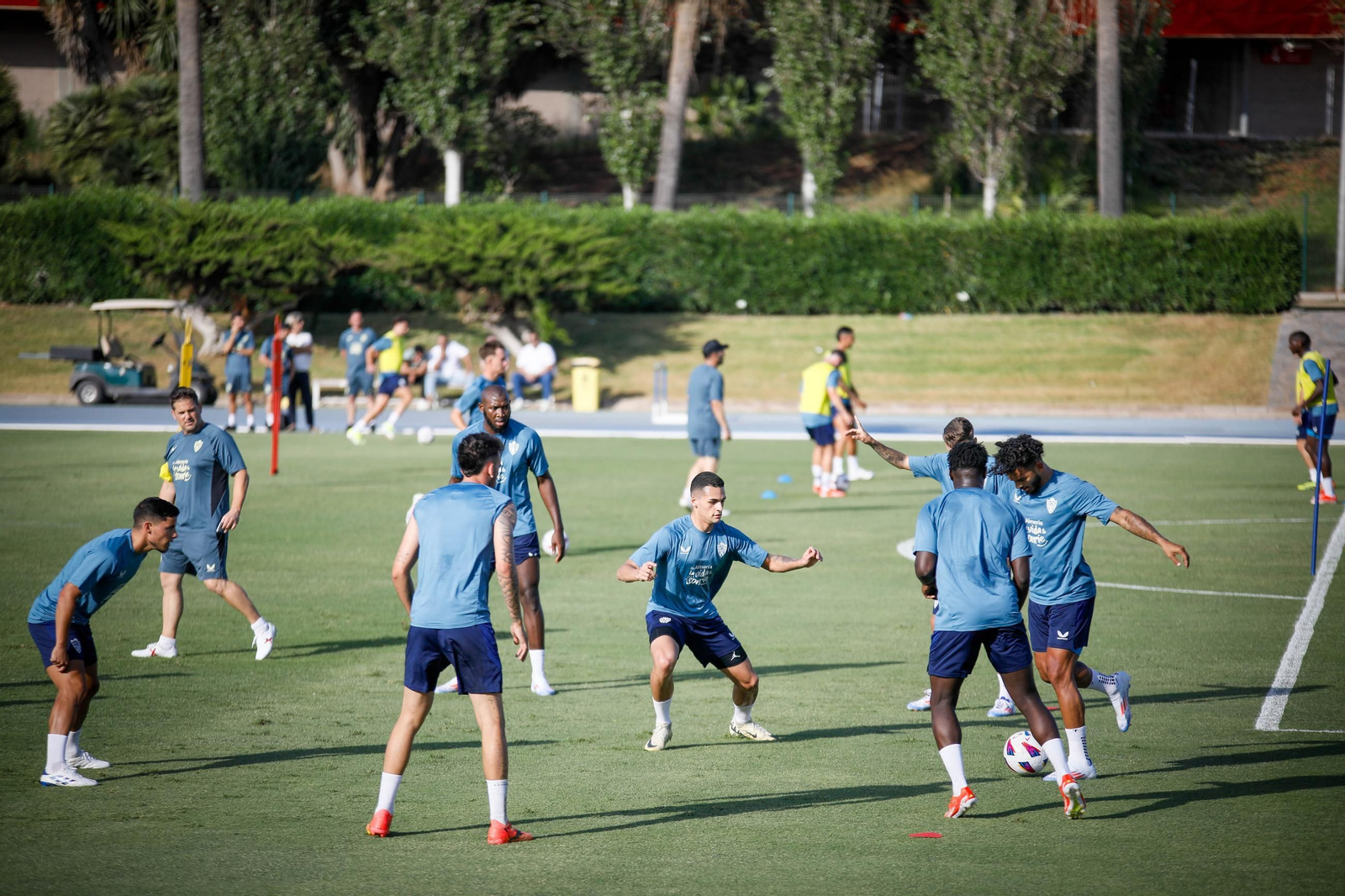 Primer entrenamiento pretemporada del Almería, en imágenes