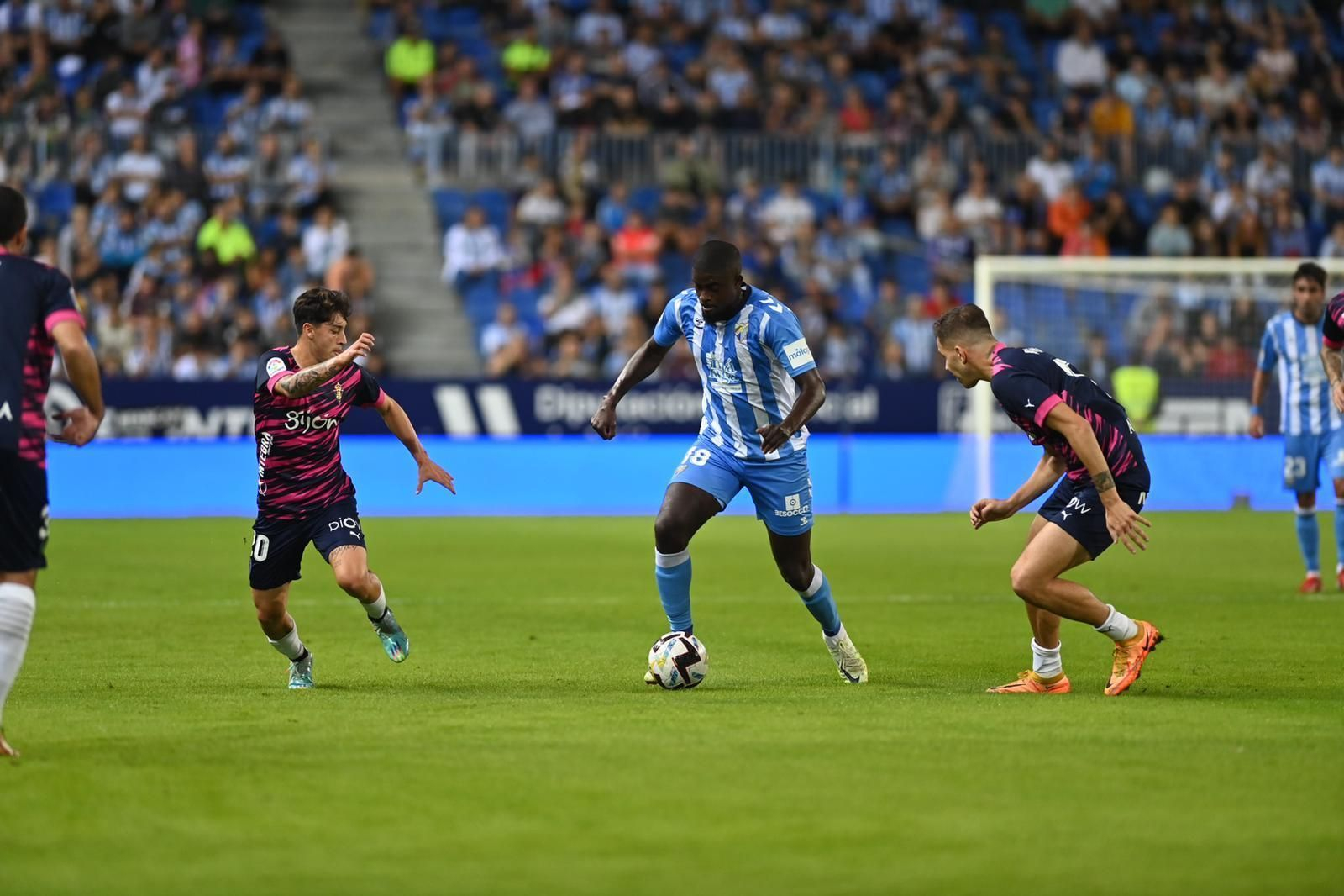 Las fotos del Málaga CF - Sporting de Gijón