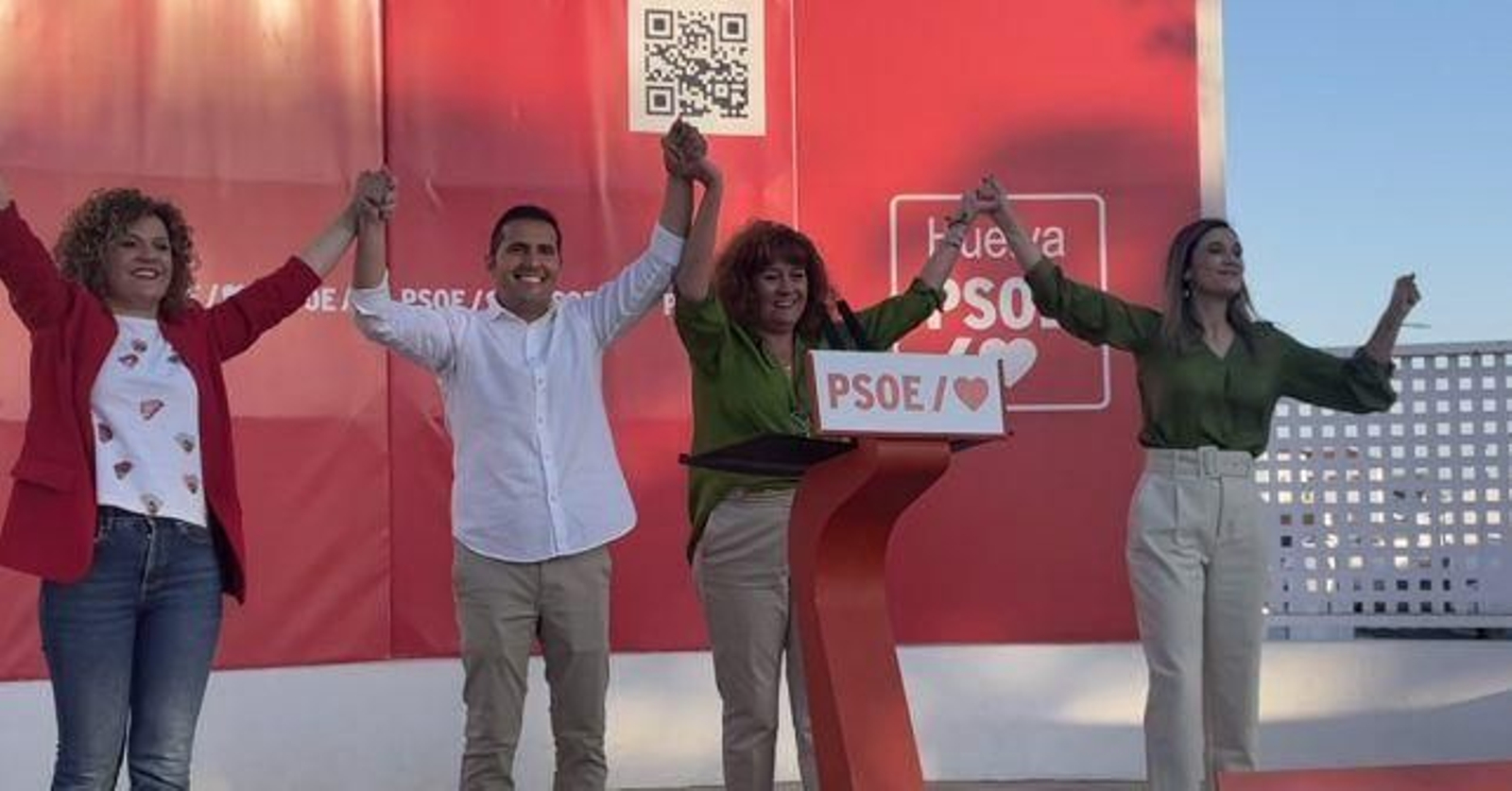 Inicio de la campaña en Villanueva de los Castillejos.