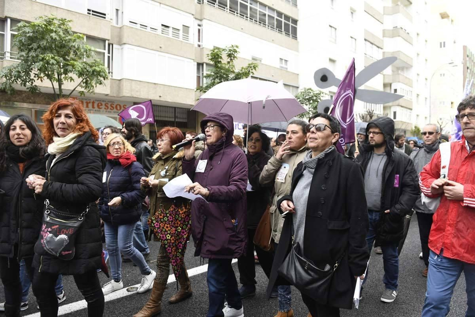 Las imágenes de la Marea Blanca de Cádiz