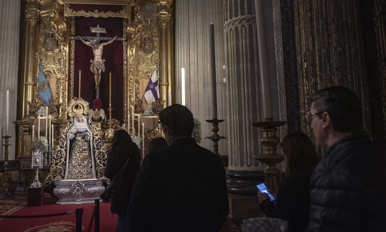 Imágenes del besamanos a Nuestra Señora del Socorro