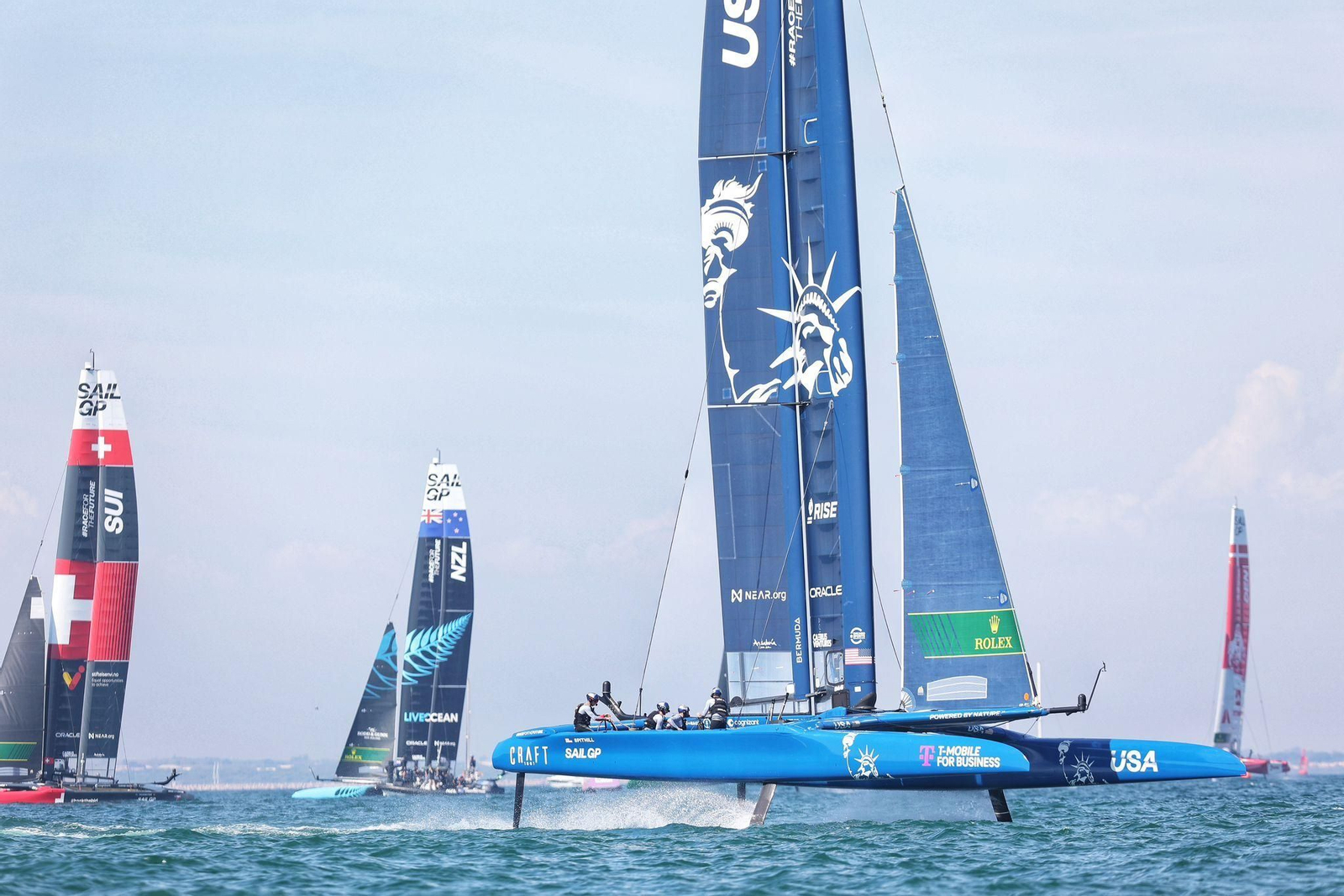 Sail GP Cádiz: El primer entrenamiento ya deja imágenes espectaculares