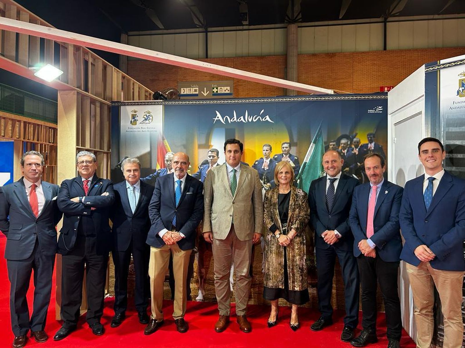 Representantes del Ayuntamiento de Jerez, de Diputación y de Marruecos, en el Sicab.