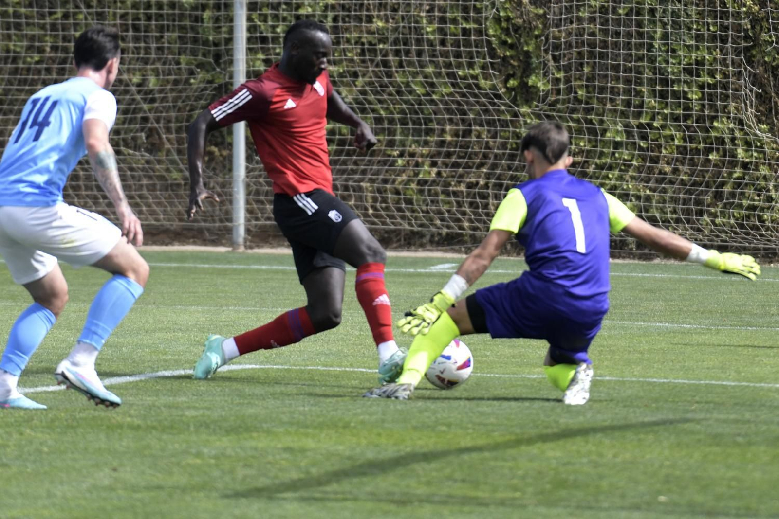 Las mejores imágenes del partido entre Granada CF y CP El Ejido