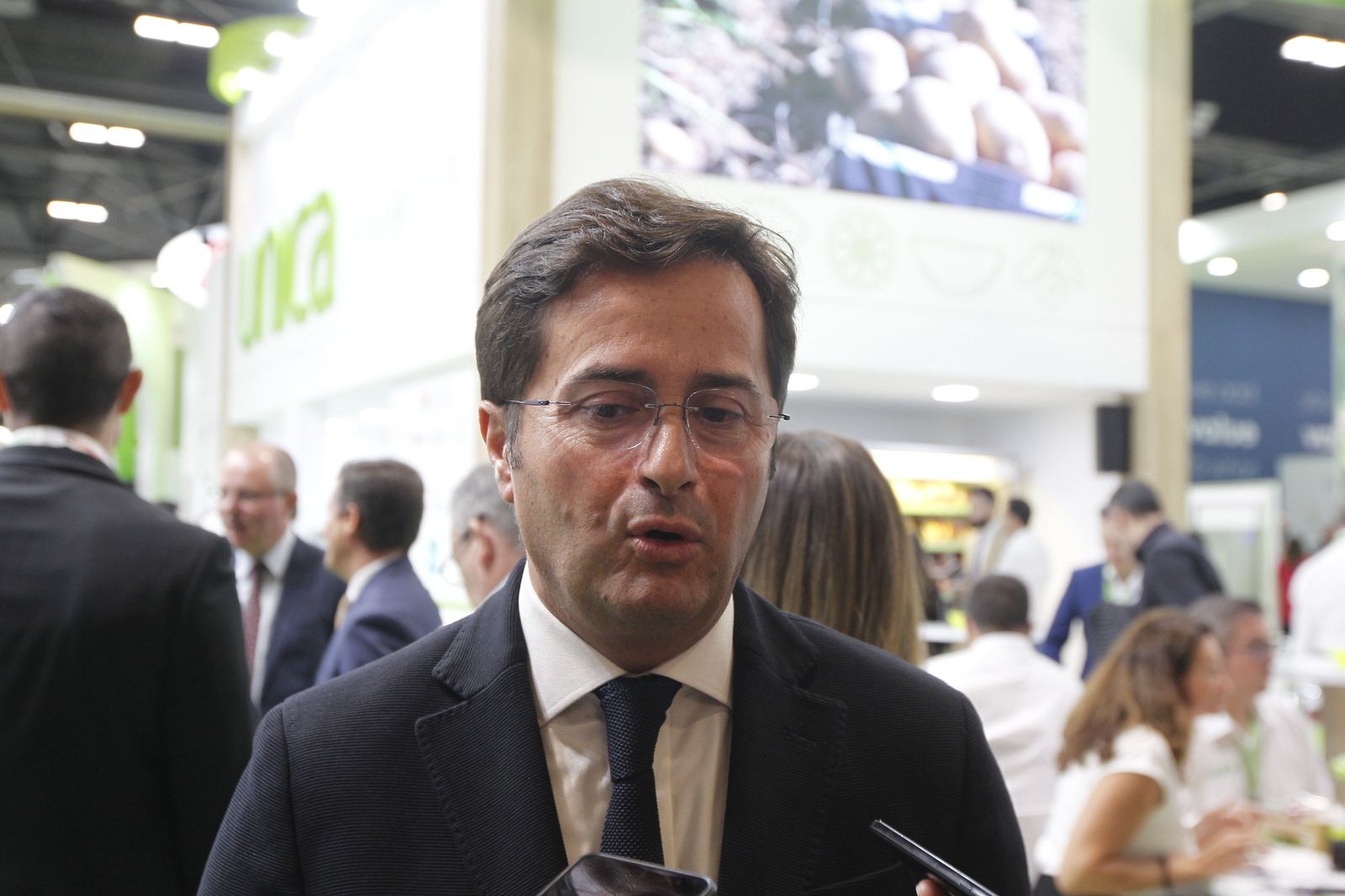 El alcalde de El Ejido, Francisco Góngora, en Fruit Attraction.