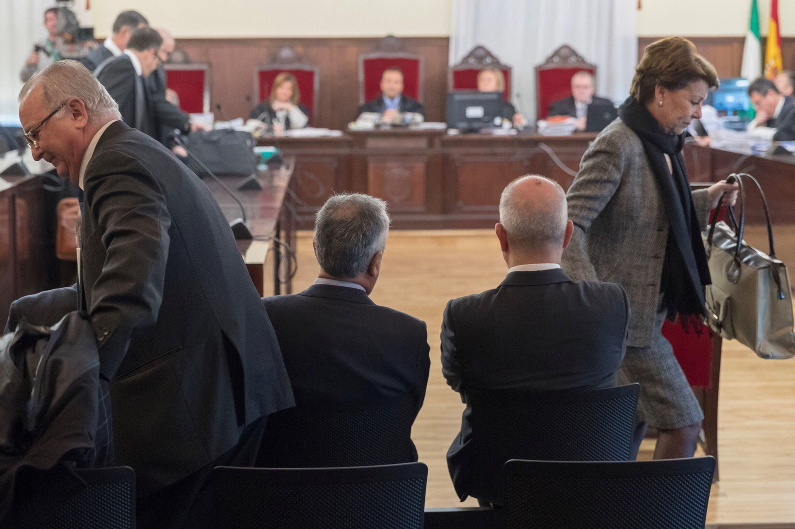 Imágenes del interior de la sala del juicio.