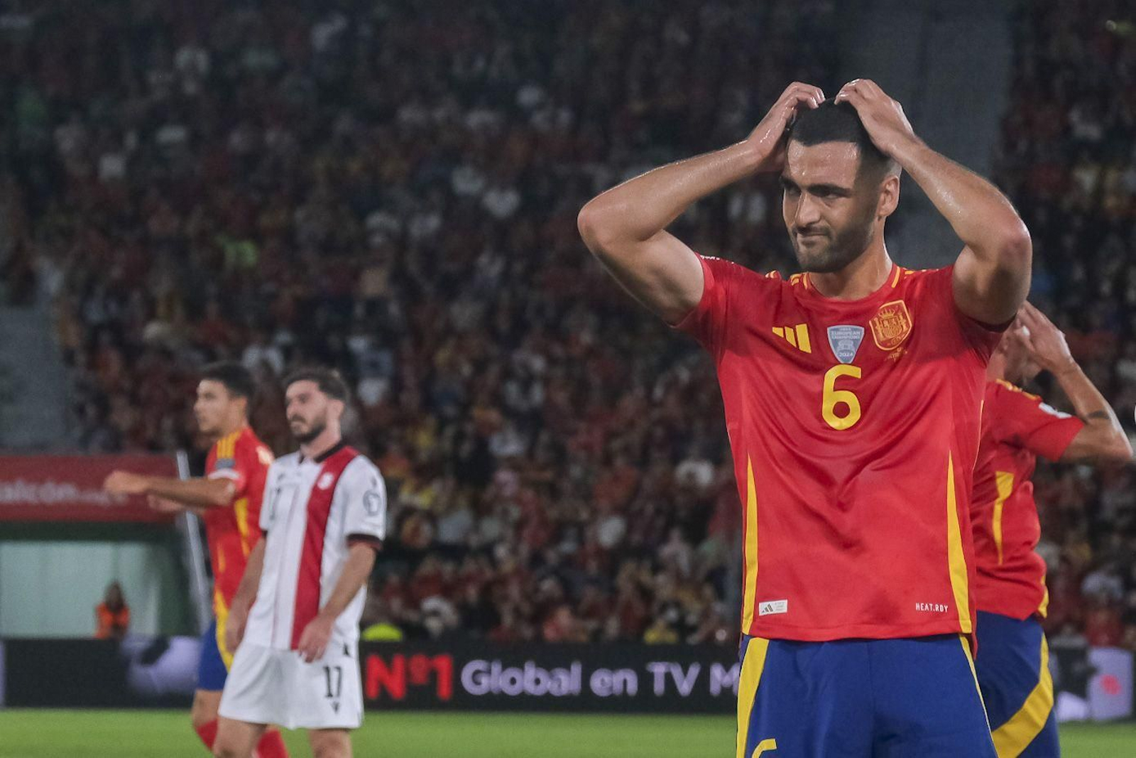 Las mejores fotos del España-Georgia