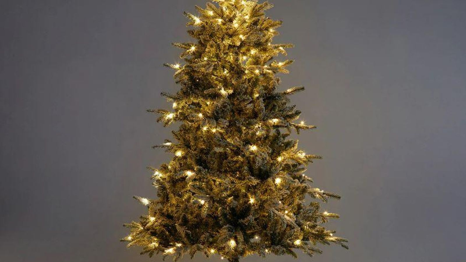 Árbol de suelo nevado Gressan con luz LED Navidad El Corte Inglés