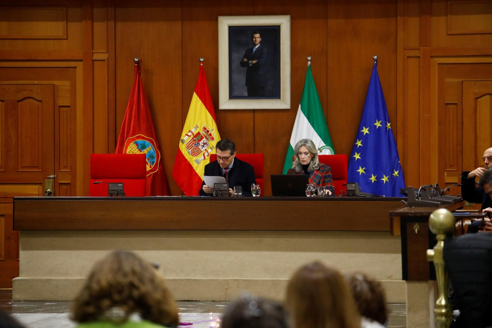 Pleno por el 25N en el Ayuntamiento de Córdoba