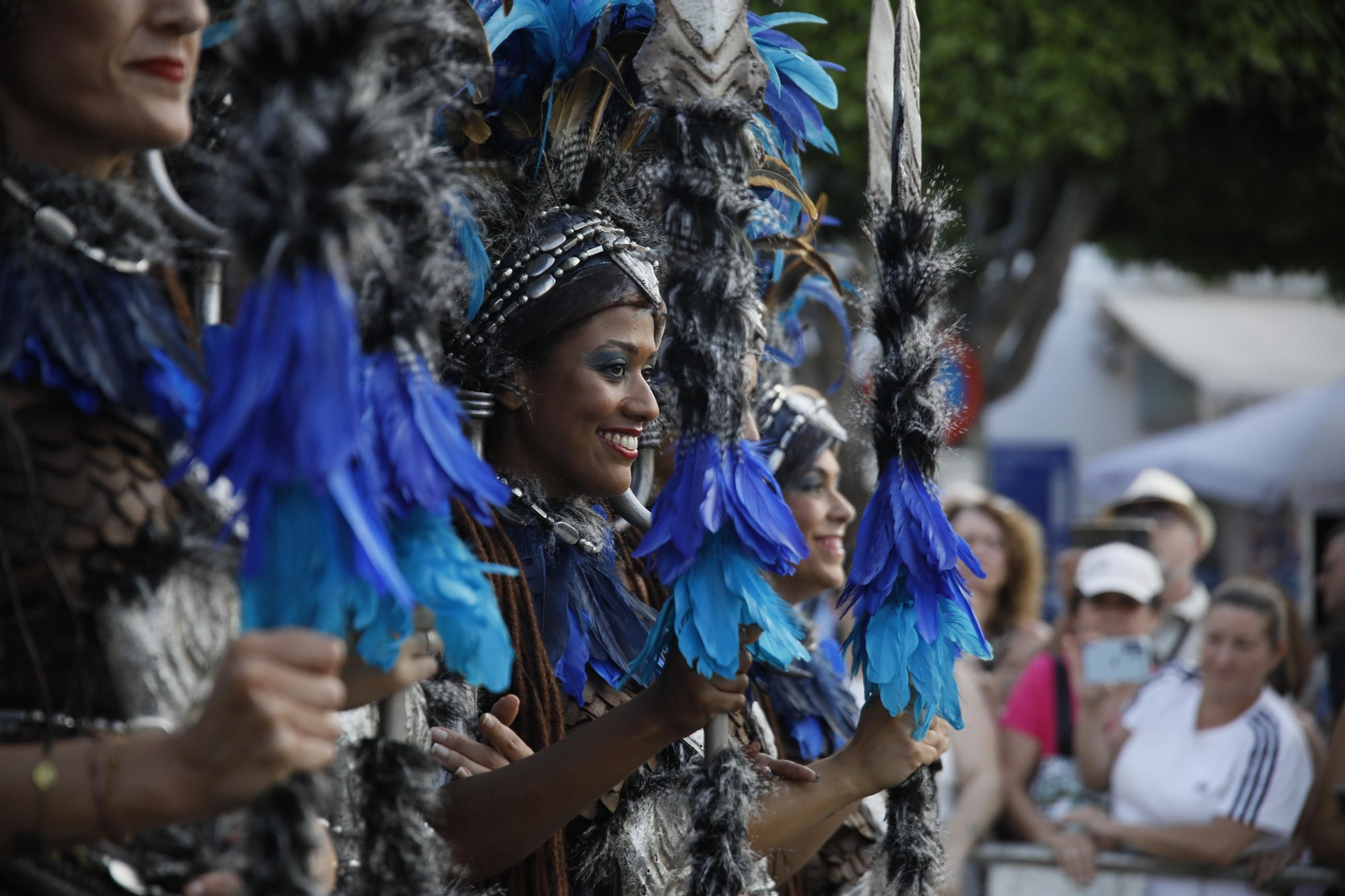 El gran desfile de Moros y Cristianos de Mojácar, en imágenes