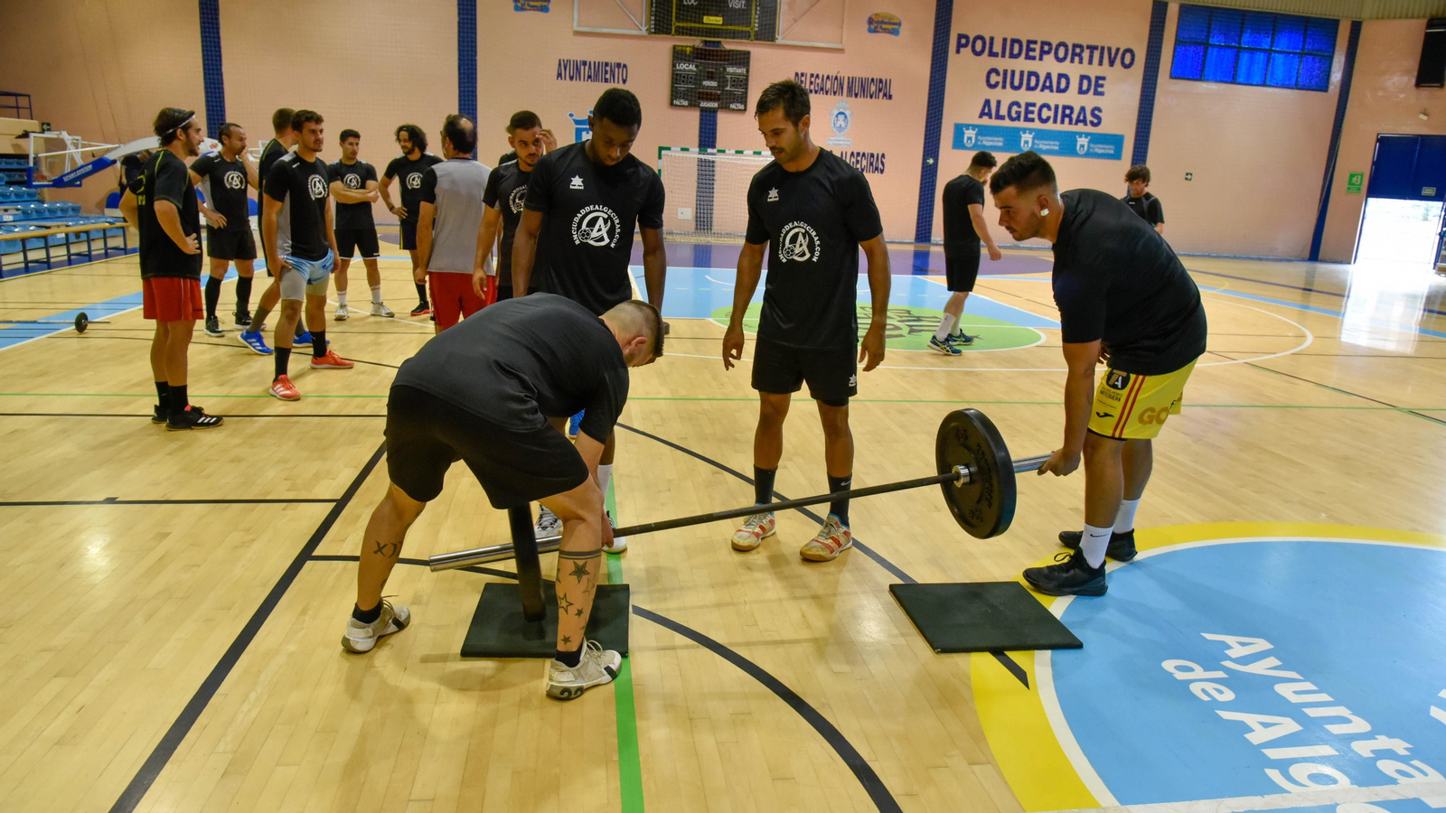 Las fotos del primer entrenamiento del BM Ciudad de Algeciras 2022-23